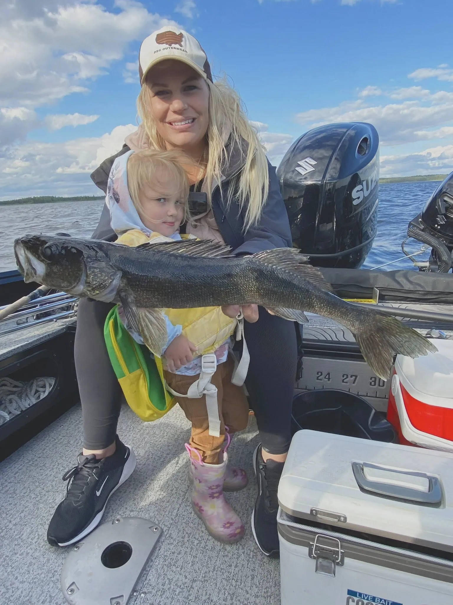 Nicole Stone Outdoors Walleye at Lake St. Jospeh